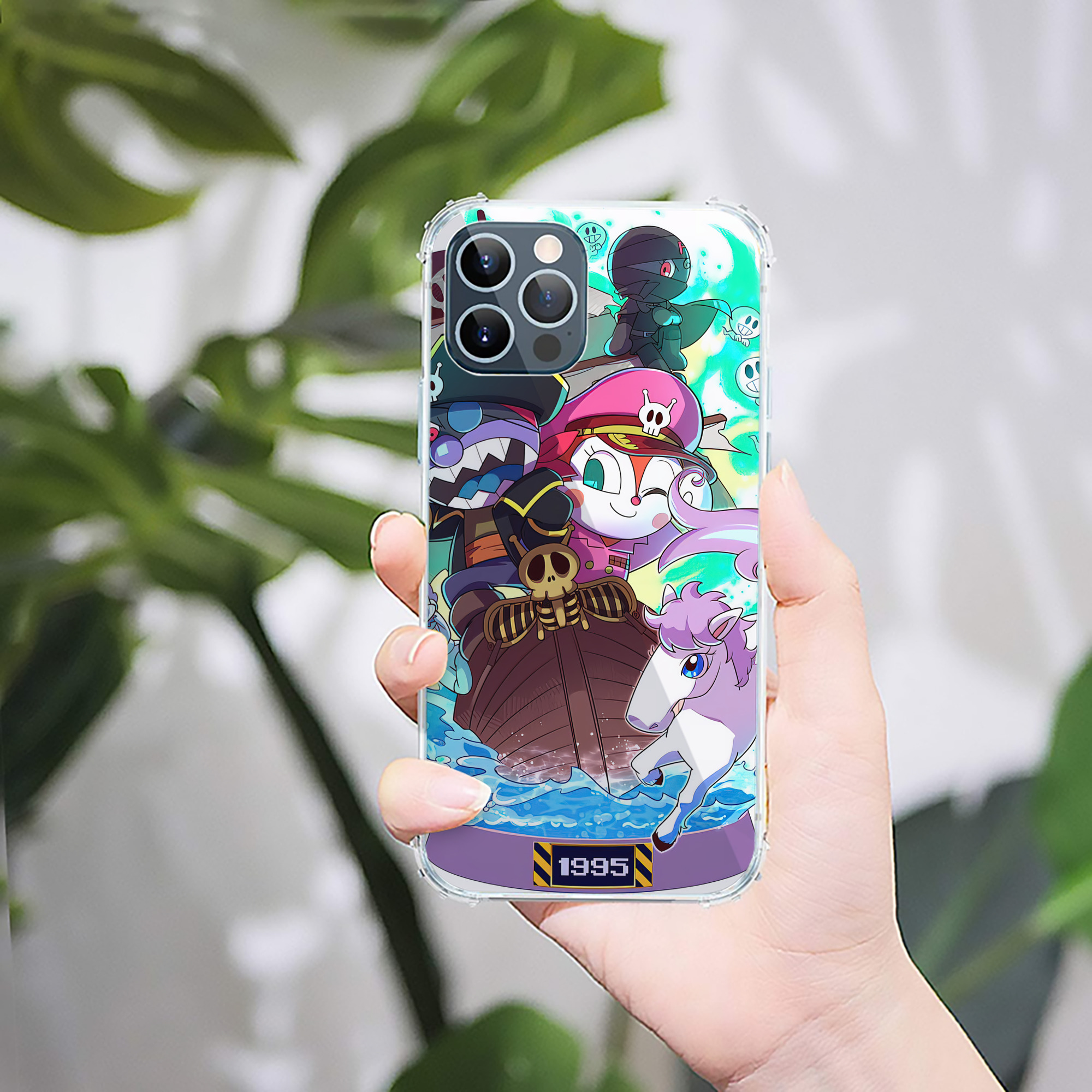 （画像用） アンパンマン Anpanman 【iPhone 12シリーズ対応】透明スマホケース（クリアソフトケース）